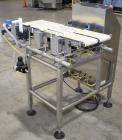 Used- Loma LCW-3000 Belt Checkweigher with Reject. Up to 6.6 lbs capacity.